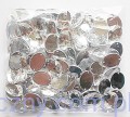 Srebrne Cyrkonie Kamienie do przyszycia Owale 10x14mm - 100 sztuk