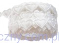 Aplikacje na taśmie  BIAŁE Serca serduszka 1,8 cm ~ 50 sztuk