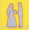 Wykrojnik Nellie's Choice  - Wedding - Młoda Para HSDJ027