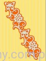 Wykrojnik Nellie's Choice - Border Lamówka Kwiaty Motyle HSDJ009