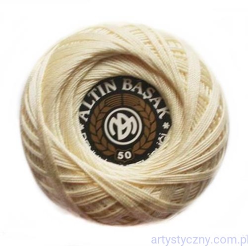 Kordonek - Altin Basak KLASIK 50 - Kremowy 375 - 20g