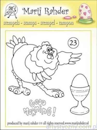 Stemple Akrylowe - Kura Jajko na Wielkanoc