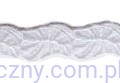 3. Biała Koronka Listki Liście - 1 metr