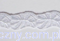 3. Biała Koronka Listki Liście - 1 metr