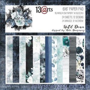 Zestaw papierów do scrapbookingu - Until Dawn - 15x15cm