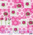 Papier do Scrapbookingu, Floral Embroidery, Cross-stitch, 30x30сm