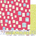 Papier do Scrapbookingu, Happy Holidays Okna, 30x30сm SCB220605505