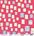Papier do Scrapbookingu, Happy Holidays Okna, 30x30сm SCB220605505