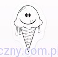Stempel Akrylowy, Merry Icecream - Wesołe Lody