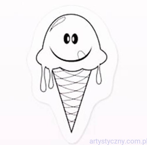 Stempel Akrylowy, Merry Icecream - Wesołe Lody