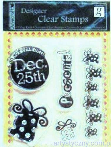 Stemple Akrylowe na święta, Prezenty, Dec 25th