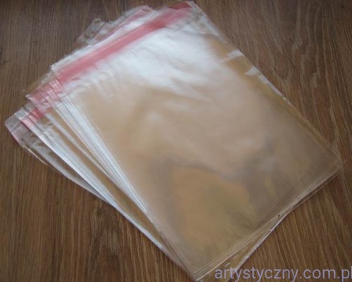 Folijki Foliówki na Koperty C5 - 17x23cm - 100 sztuk - ZAMYKANE