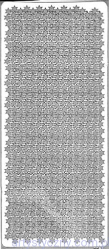 Naklejki Świąteczne ok. 500 szt - Srebrne Gwiazdki 0057