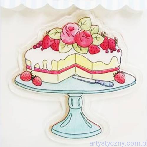 Stempel Ozdobny -  Cupcake Boutique  - Tort