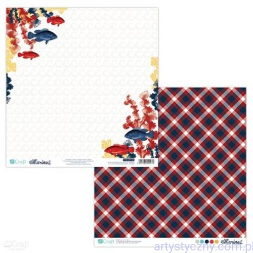 Papier do Scrapbookingu, Marine 30x30сm