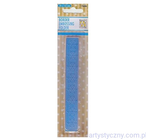 Folder Nellie - Snowflakes Border - Lamówka Śnieżynki BOF007