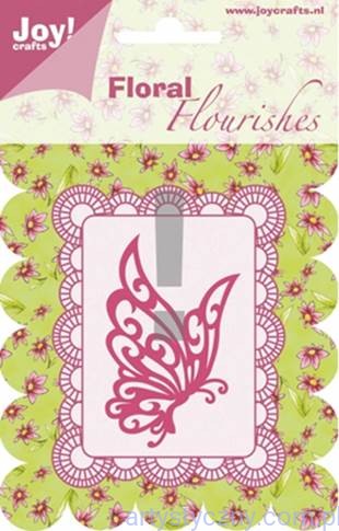 Wykrojnik Joy! Crafts - Floral Flourishes - Butterfly - Motylek 6003/0006