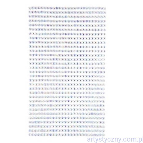 Kryształki Cyrkonie Samoprzylepne 3mm, 806szt, Opalizujące