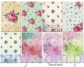 Papiery Mini do Scrapbookingu, Kropki i Róże 24 ark