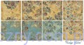 Papiery do Scrapbookingu 15x15cm, Vintage Letter 24 ark
