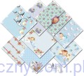 Zestaw papierów do scrapbookingu - It's a boy - papier scrapbook 15x15cm