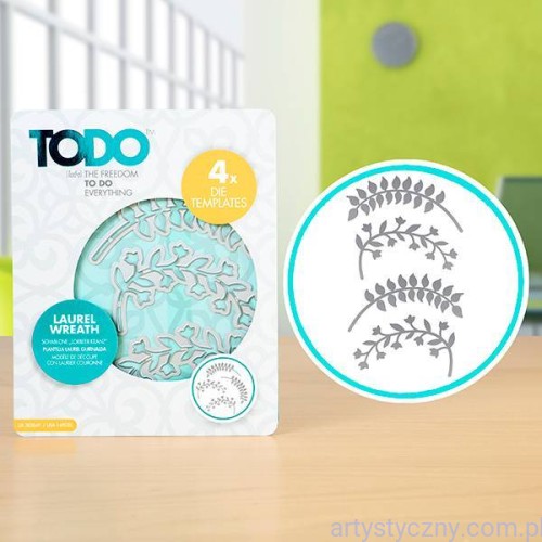 Wykrojniki TODO - Laurel Wreath - Wieniec Gałązki 4 szt