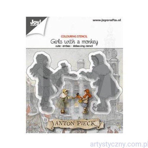 Wykrojniki Joy! Crafts - Dziewczynki z małpką 6002/1377