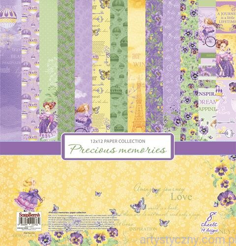 Papiery Dwustronne Precious Memories 8 ark, 30x30cm