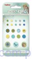 Ćwieki Ozdobne - Fairy Tale Epoxy Brads - 21 szt