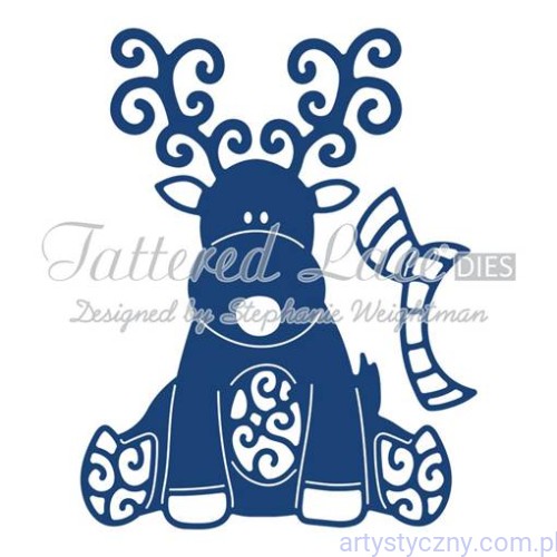 Wykrojnik Tattered Lace - Baby Reindeer - Renifer D0889