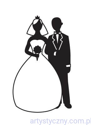 Folder Darice - Bride and Groom - Młoda Para 1216-58