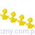 Aplikacje na Wielkanoc Kaczki Kaczuszki na taśmie 50szt - taśma aplikacyjna - Żółte
