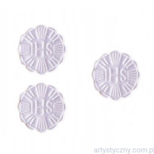 Aplikacje Białe Hostie Hostia IHS ~ 10 sztuk