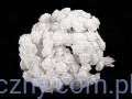 Satynowe Różyczki 12szt na druciku - Dior Rose White - Białe