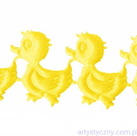 Duże ŻÓŁTE Kaczuszki ~ aplikacje na Wielkanoc ~ 20 szt