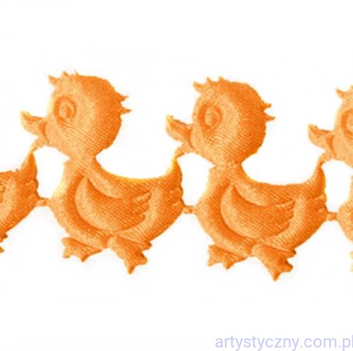 Duże POMARAŃCZOWE Kaczuszki ~ aplikacje na Wielkanoc ~ 20 szt