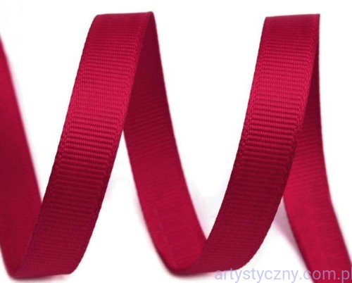 Tasiemka Wstążka Rypsowa 7mm - Bordowa 5 metrów