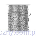 Ozdobny Sznurek Metalizowany ~ SREBRNY ~ 100 metrów