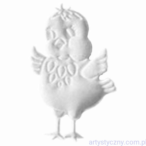 Aplikacje wielkanocne Białe Kurczaki Kurczaczki - 10szt