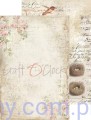 Zestaw papierów do scrapbookingu Craft o'clock - Hummingbird Song - 14 ark A4