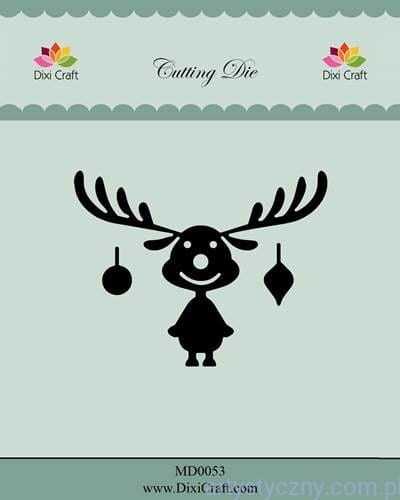 Wykrojniki Dixi - Renifer Bombki - MD0053