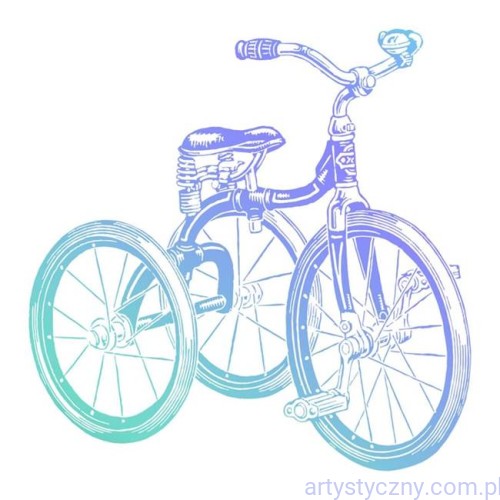 Stempel Akrylowy Tricycle - Tricykl Rower