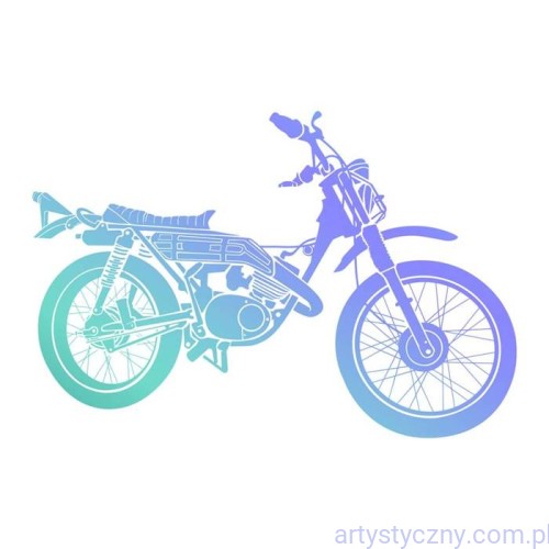 Stempel Akrylowy Motorcycle - Motor Motocykl
