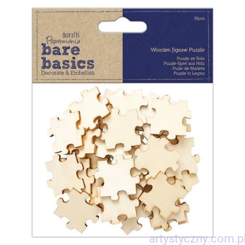 Papermania Jigsaw Puzzle - 36 szt - Drewniane Puzzle