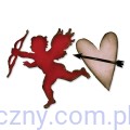 Wykrojnik Sizzix Bigz - Love Struck - Amorek Serce Strzała SIZ-657484