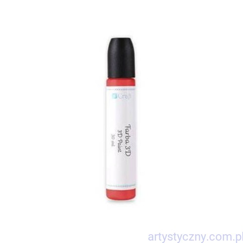 Farba 3D Konturówka Relief Perły 30ml Red CZERWONA