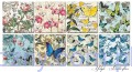 Zestaw papierów do scrapbookingu  Butterflies Motyle - 15x15cm