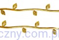 Aplikacje łodyga łodyżka gałązka ZŁOTA ~ 1 metr