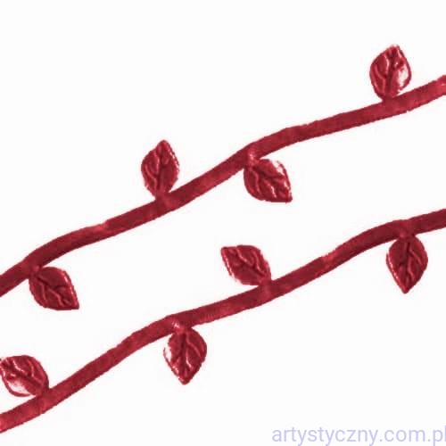 Aplikacje łodyga łodyżka gałązka BORDOWA ~ 1 metr