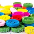 Guziki Guziczki Drewniane 11mm Mix Kolorów 50 szt